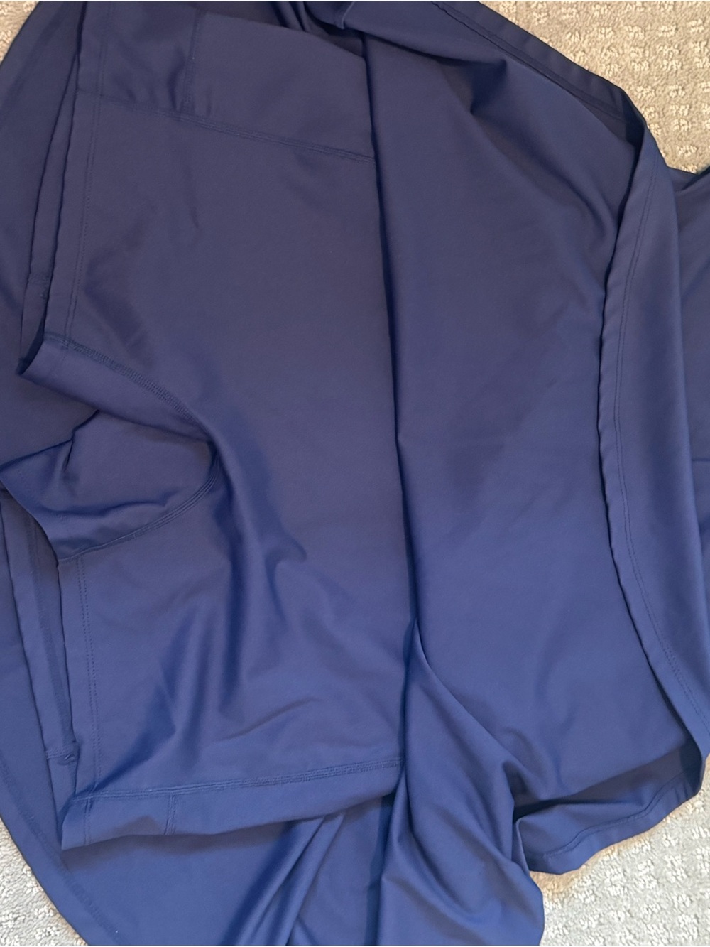 Gyiefcg Navy Sleeveless Athletic Tennis Dress with built in shorts - Picture 8 of 9